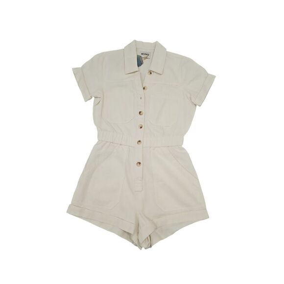 NWOT Show Me Your MuMu Cannon Romper in Seasalt Sz M - Picture 3 of 10